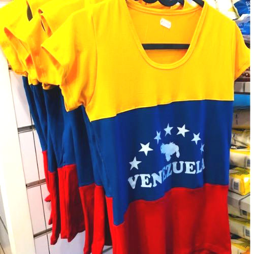 Camisetas Dama TricolorTalla – El Rincon de la Abuela Venezolana