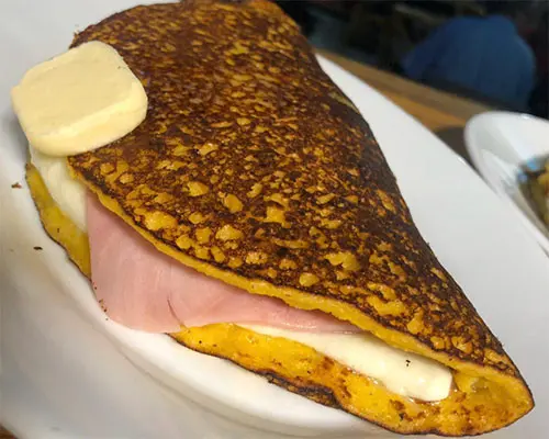cachapa con jamon rincon de la abuela BCN