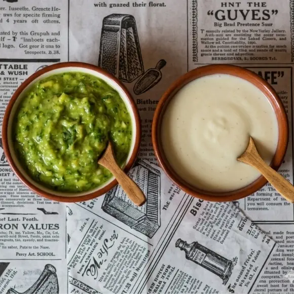 guasacaca y salsa de ajo rincon de la abuela venezolana BCN